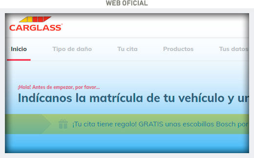 Pide cita en carglass con pidehora.com